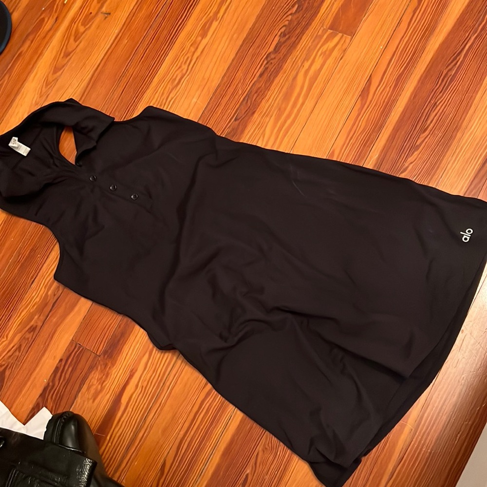 NWOT alo charmed tennis dress black
